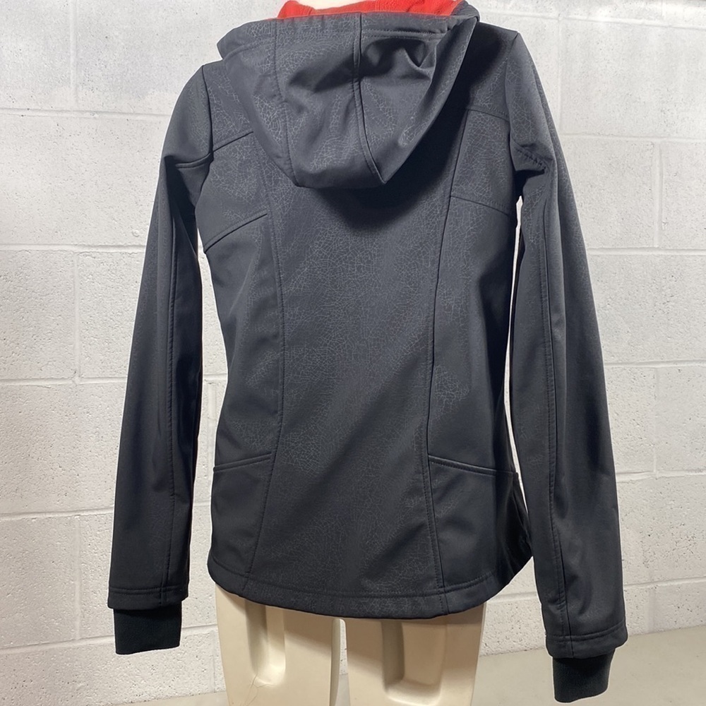 Mondetta light sporty jacket with hood 2 tone grey and pink - Picture 6 of 13